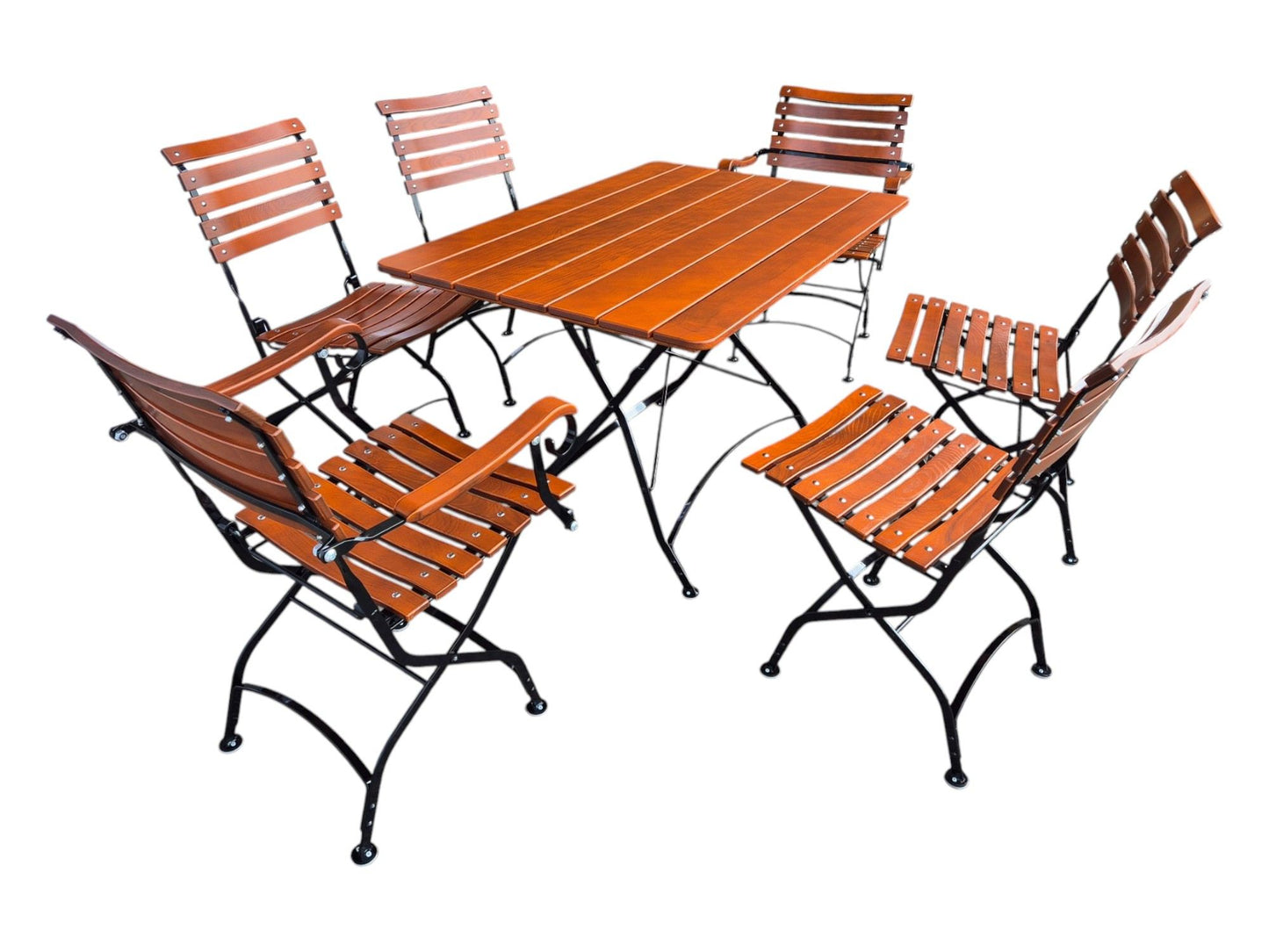 Mira Set mit Tisch, Stühlen und Sesseln