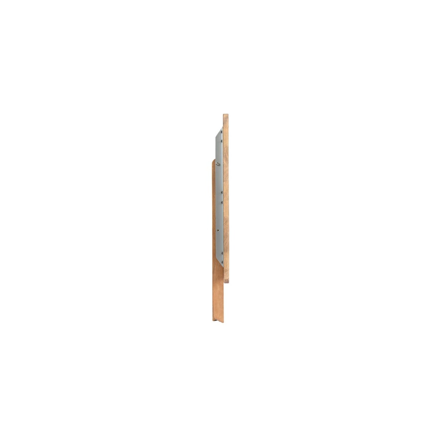 Cross Bank 140 cm Teak mit Rückenlehne