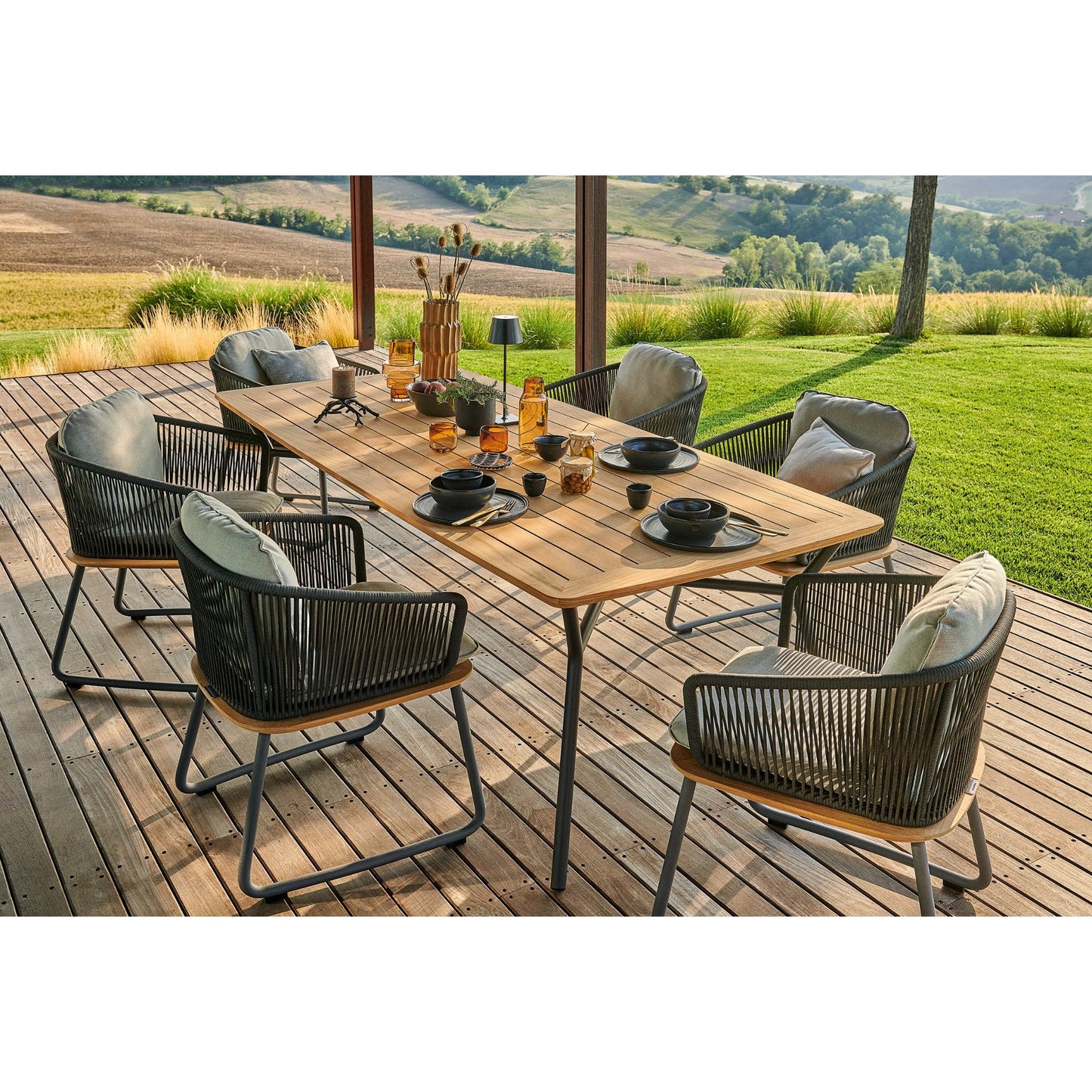 Denia Tisch 220 x 100 cm Teak