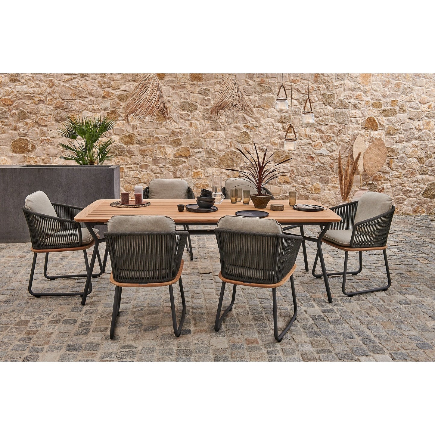 Denia Tisch 220 x 100 cm Teak