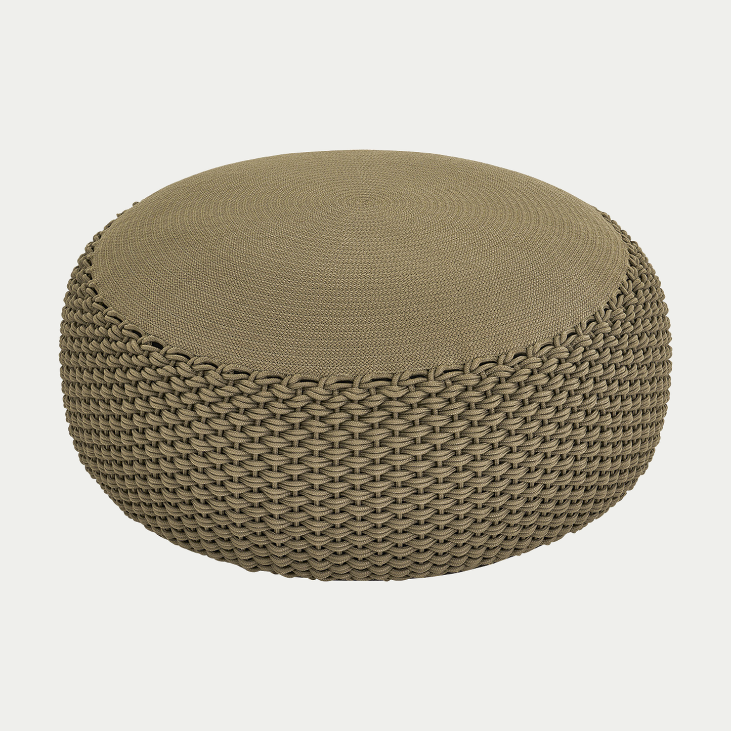 Pouf – Taupe, Groß