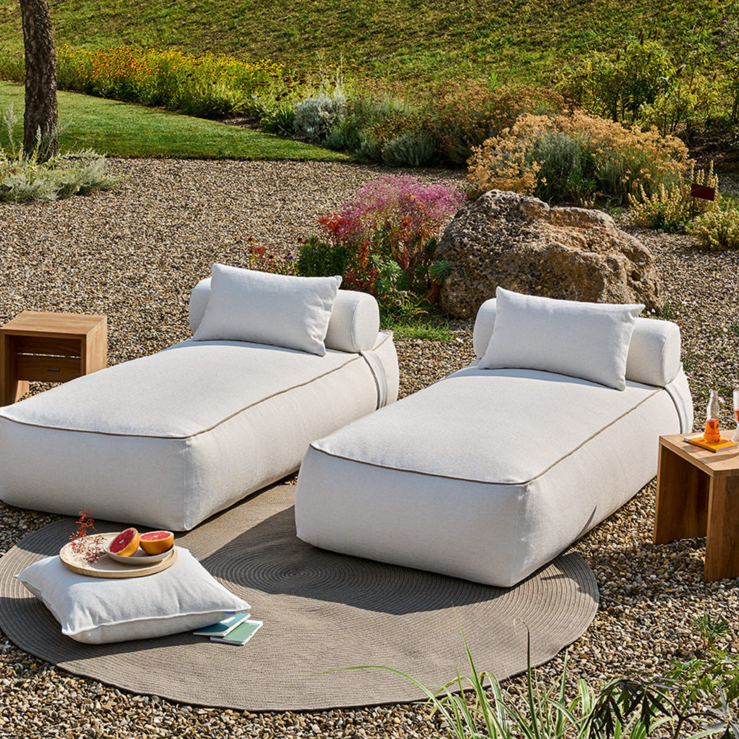 Outdoor Teppich rund