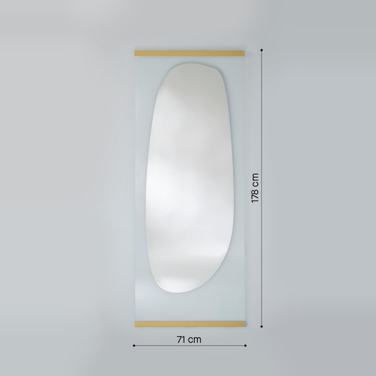 Standspiegel Obu Maßzeichnung