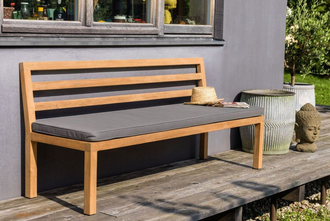 NEW HAMPTON Bank mit Armlehnen - Teak massiv