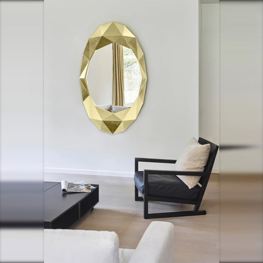Designspiegel Precious Gold von Deknudt Mirrors, Ansicht 2