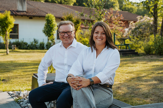 Simone Huber und ihr Vater Peter Huber in Wasserburg am Inn