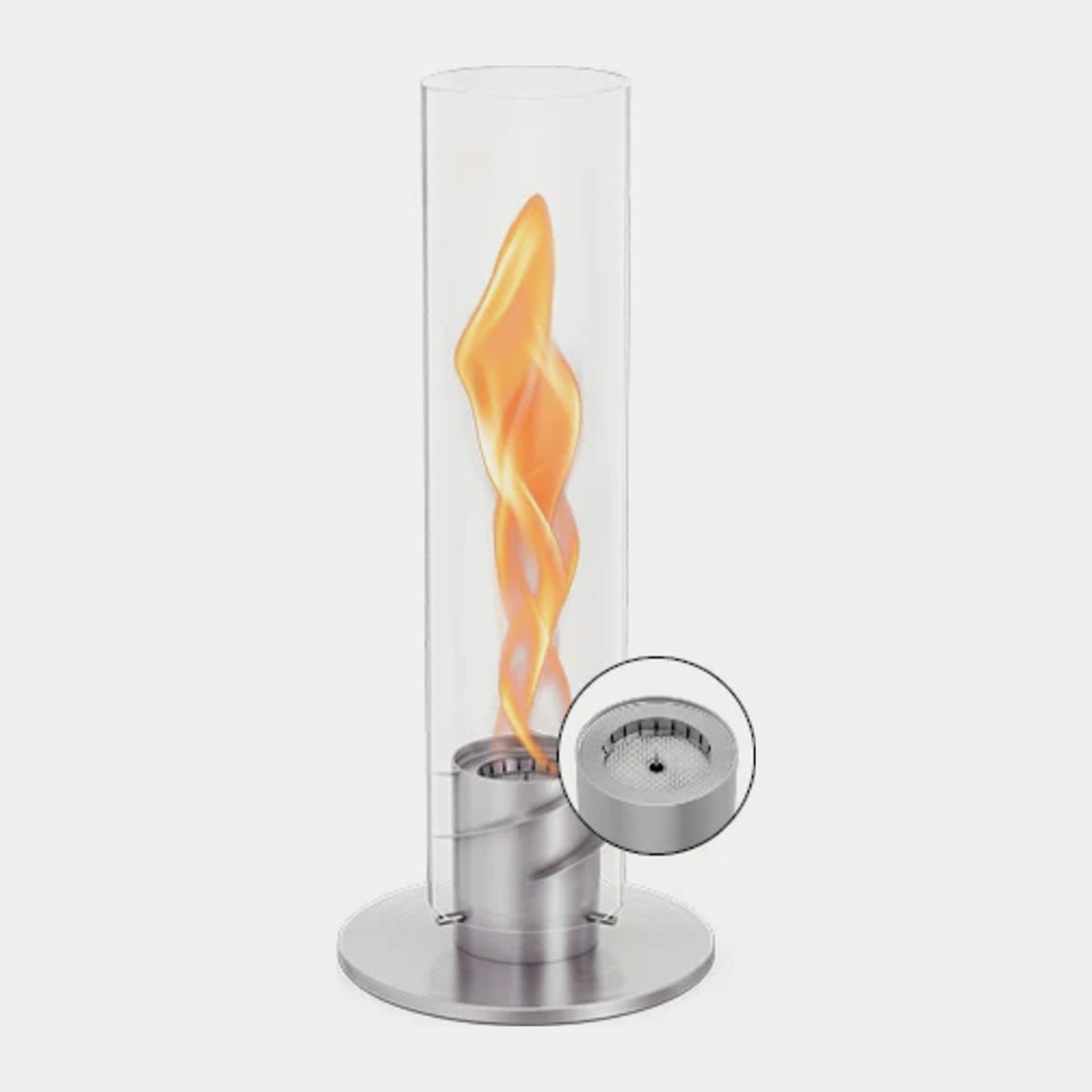 höfats SPIN classic 900 Tischfeuer silber