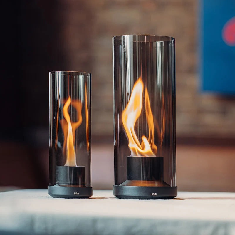 höfats DANCE 900 Tischfeuer All Black – Stimmungsbild
