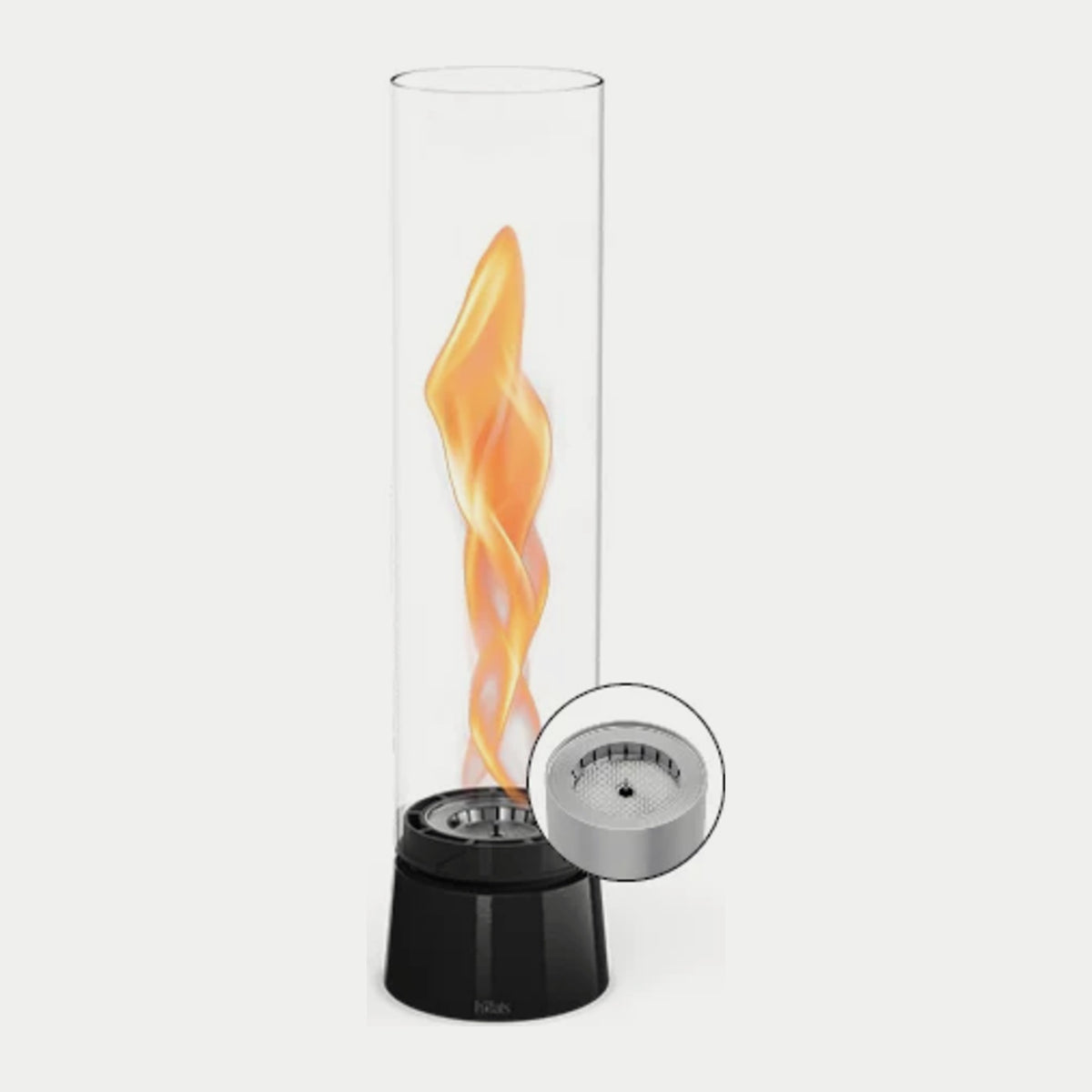 höfats SPIN air 900 Tischfeuer Emaille schwarz