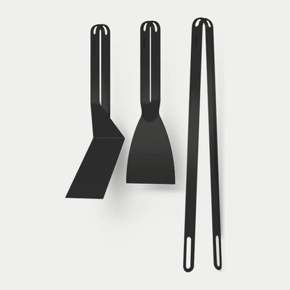 höfats BBQ-Tool-Set schwarz (3-teilig)