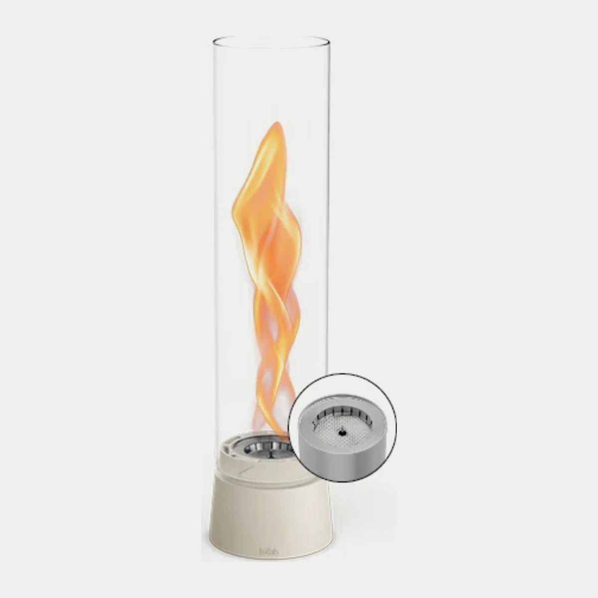 höfats SPIN air 900 Tischfeuer – Creme
