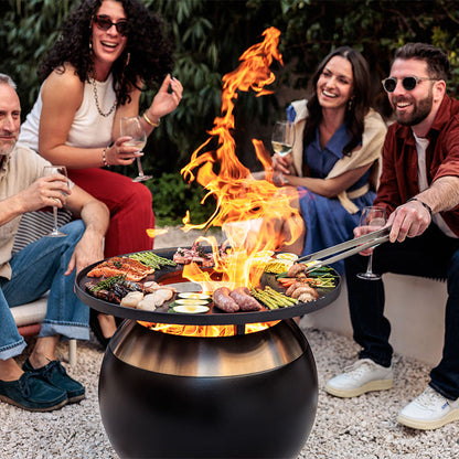 MOON 55 Plancha-Grillset niedrig – Grillen über dem Flammenmeer