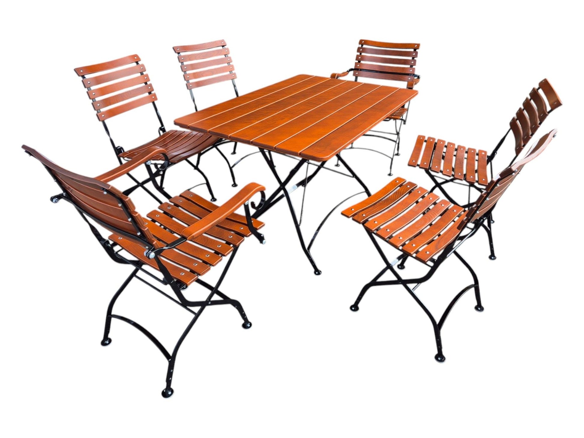 Mira Set mit Tisch, Stühlen und Sesseln