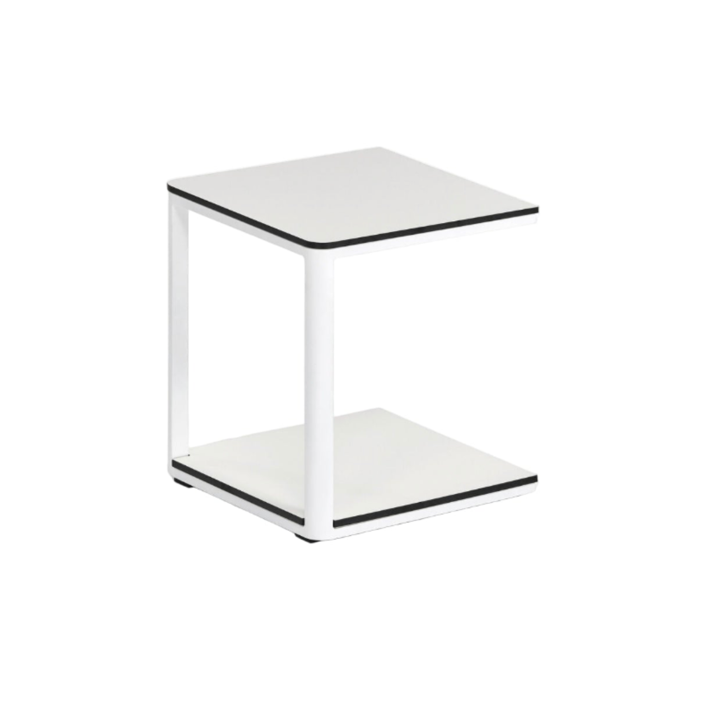 MINU Beistelltisch 40x40 cm Tischplatte HPL