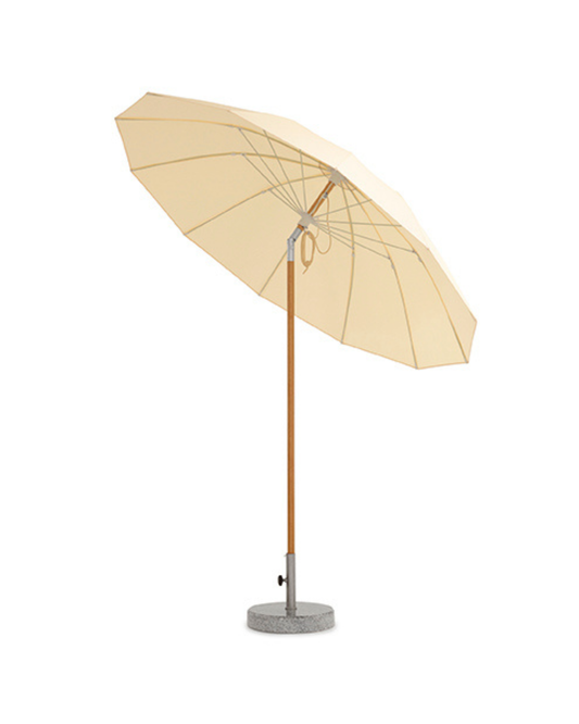 Pagodenschirm in Natur oder Multicolor (Ø 240cm)