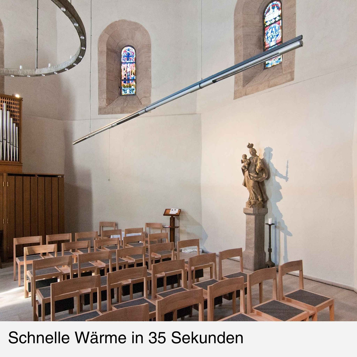 Heizstrahler HeatTube Carbon