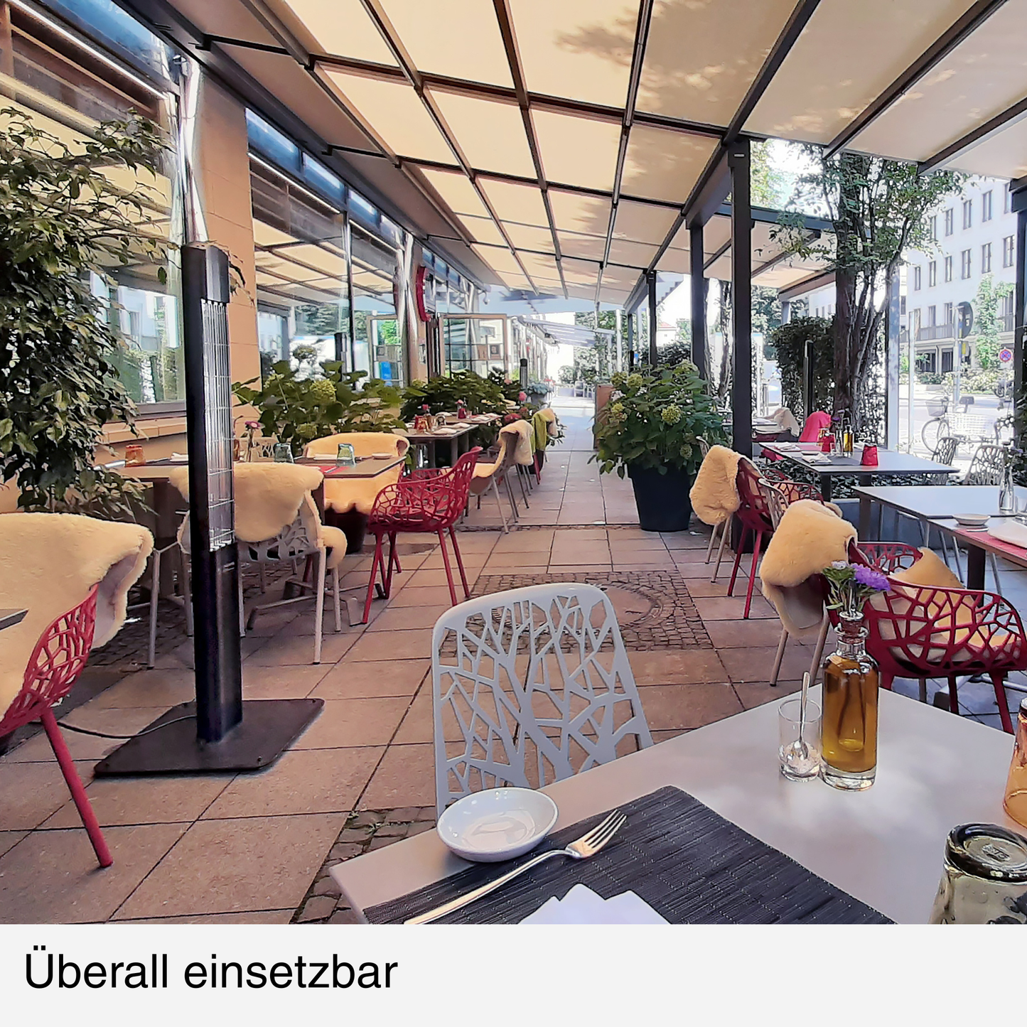 Heizstrahler Heat Tower Carbon