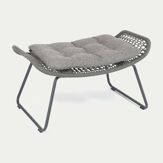 Wing light Hocker Aluminium anthrazit, fm-rope anthrazit