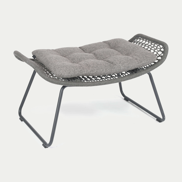 Wing light Hocker Aluminium anthrazit, fm-rope anthrazit