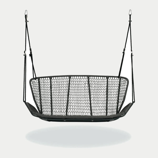 Wing light Relax Hängesofa mit Aufhängung, fm-rope anthrazit