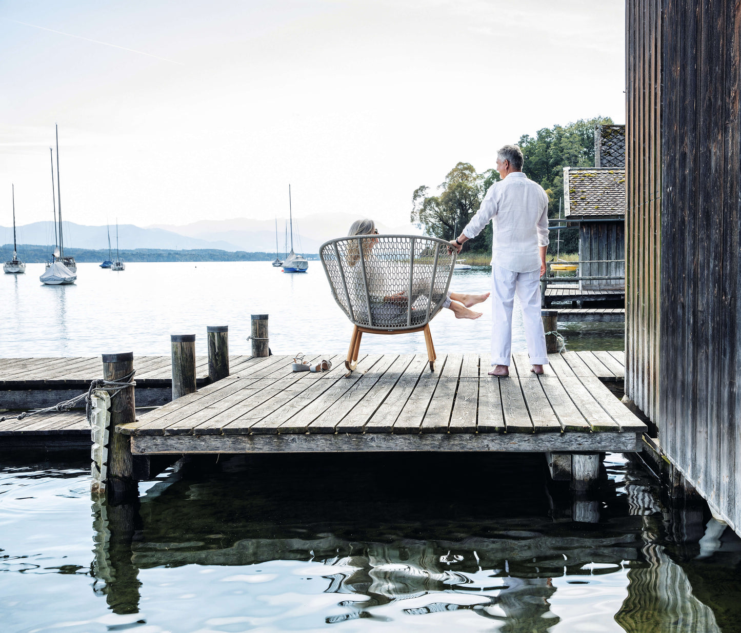 Wing light Relax Sessel am Steg