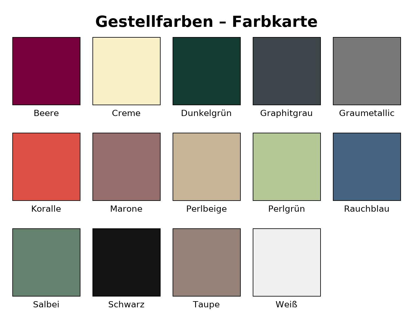 FLIP Tisch Teak klappbar - verschiedene Größen & Gestellfarben