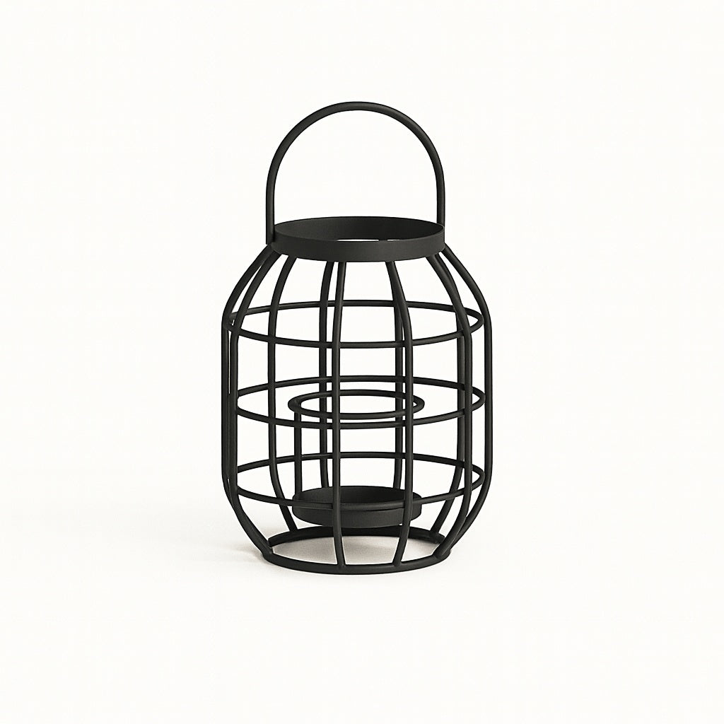 Laterne  Klein Höhe 77 cm, verschiedene Gestellfarben