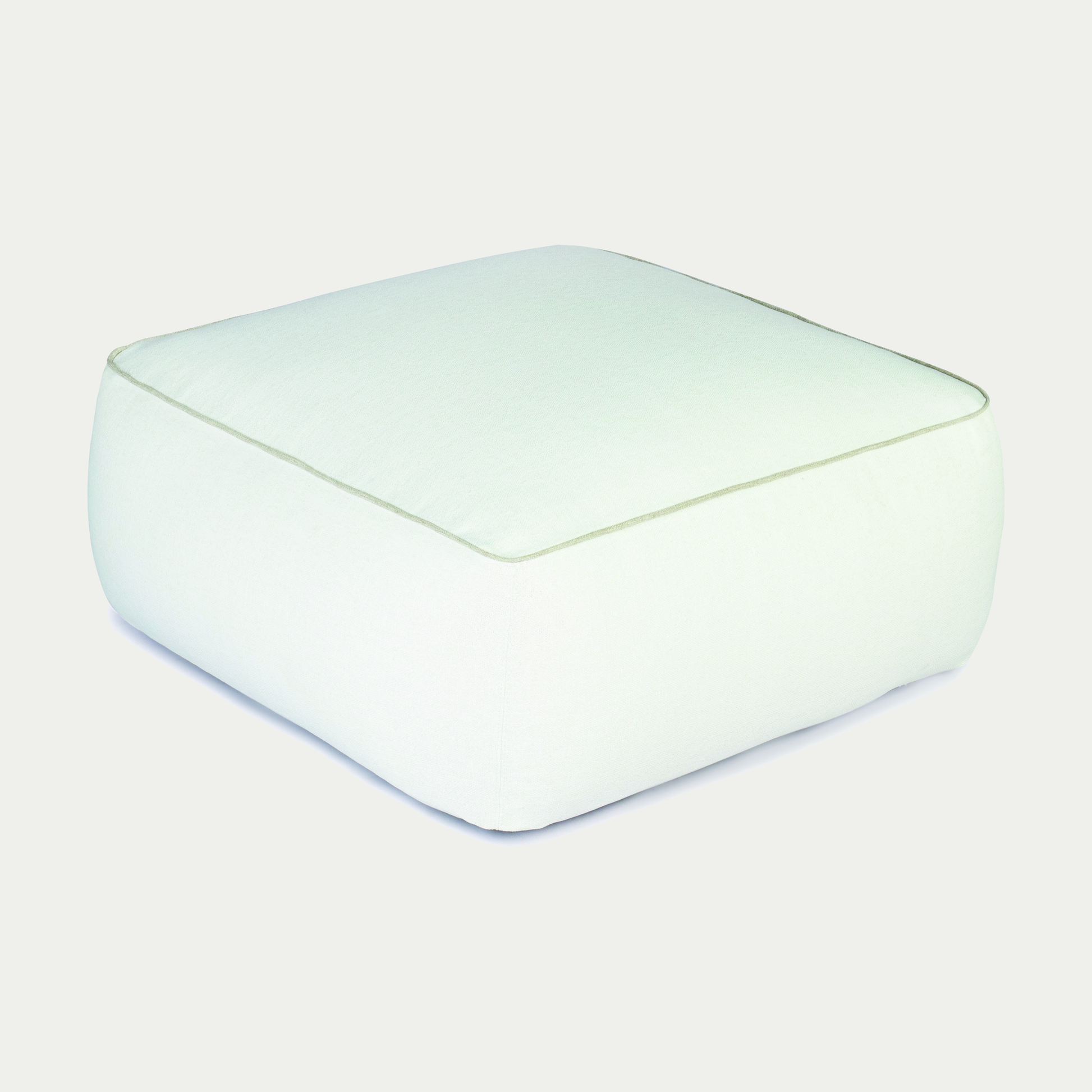 Maliha Lounge Hocker eckig – Cream