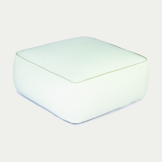 Maliha Lounge Hocker eckig – Cream