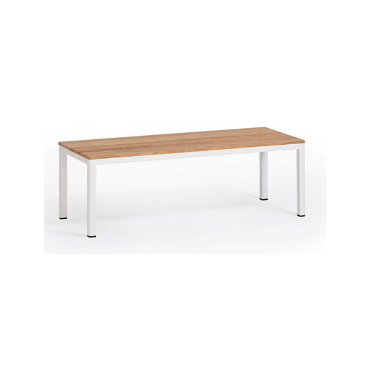 MINU Beistelltisch 120×77 cm Tischplatte Teak