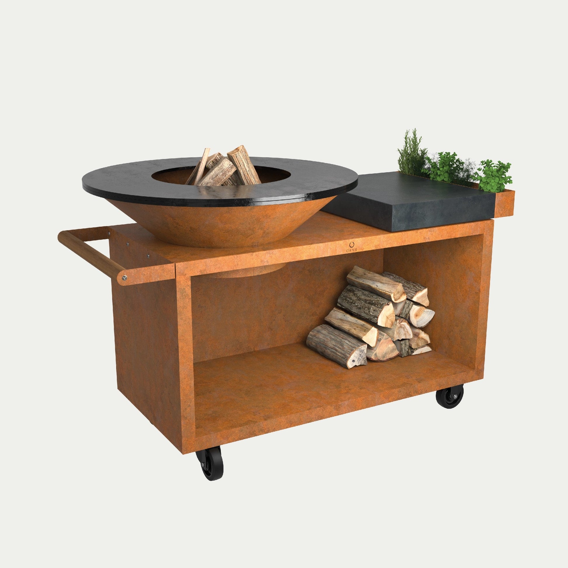 OFYR Island+ PRO Ceramic Dark Grey 100 Corten – freigestellt