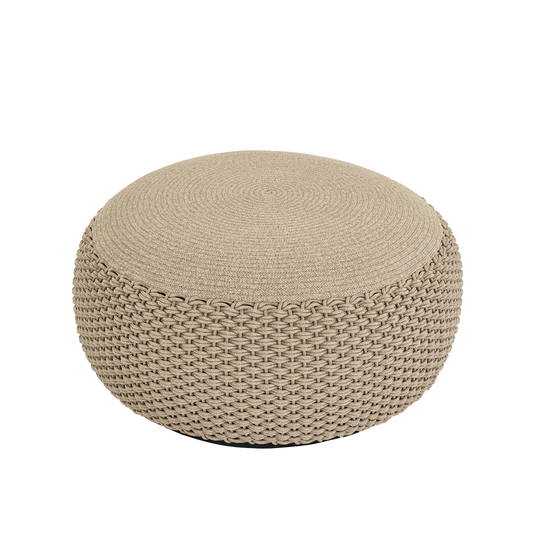 POUF Ø 85 cm Sand oder Taupe