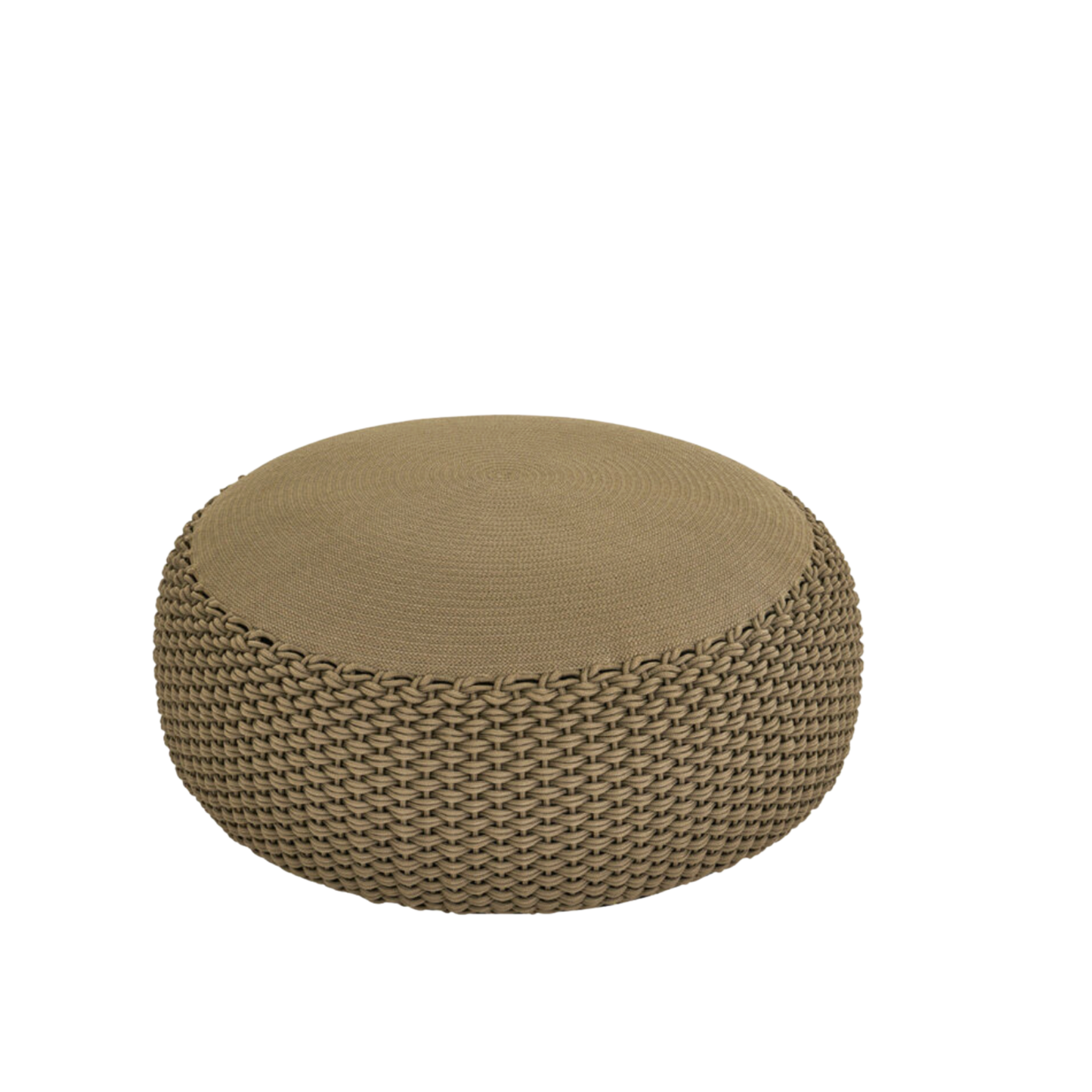 POUF Ø 85 cm Sand oder Taupe