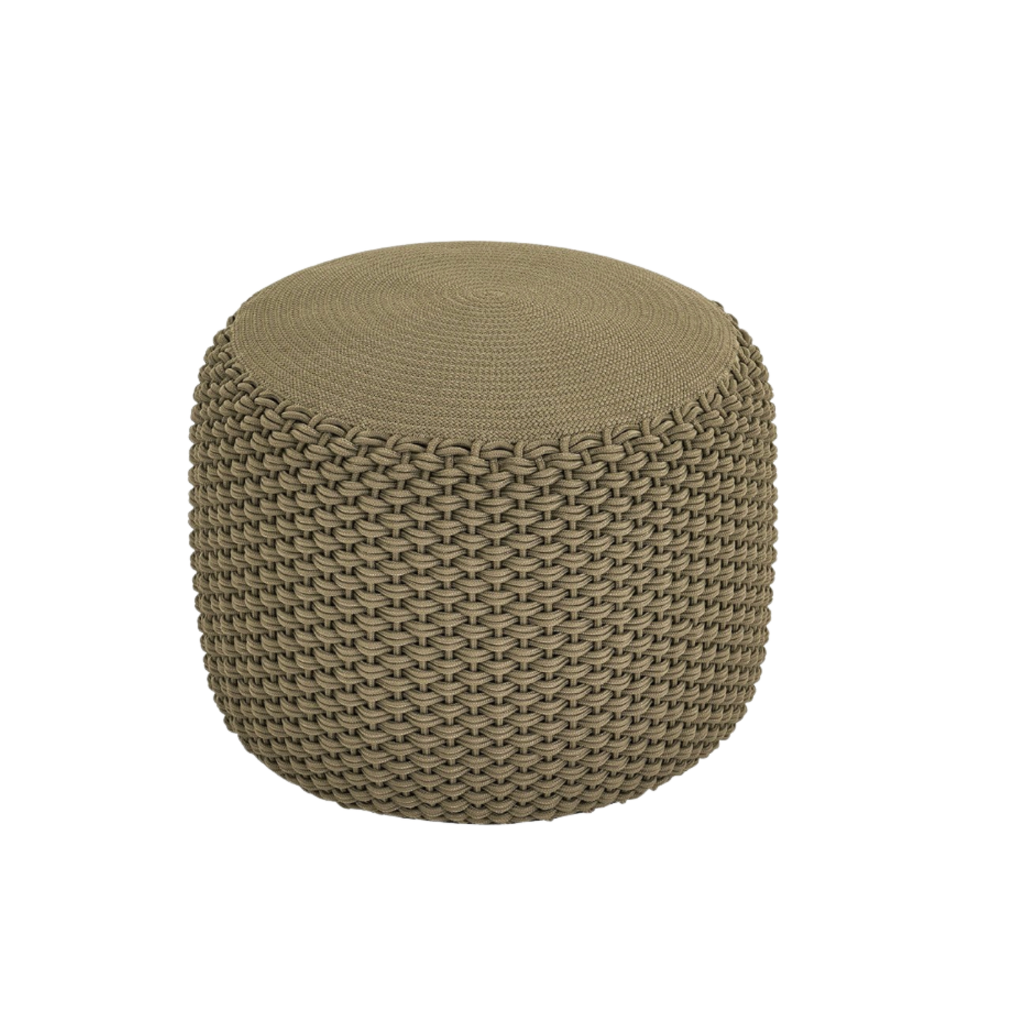 POUF Ø 55 cm Sand oder Taupe
