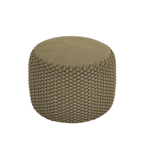 POUF Ø 55 cm Sand oder Taupe
