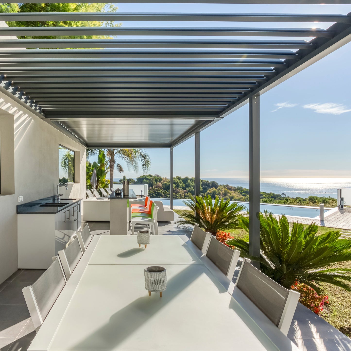 Lamellendach Algarve Lite