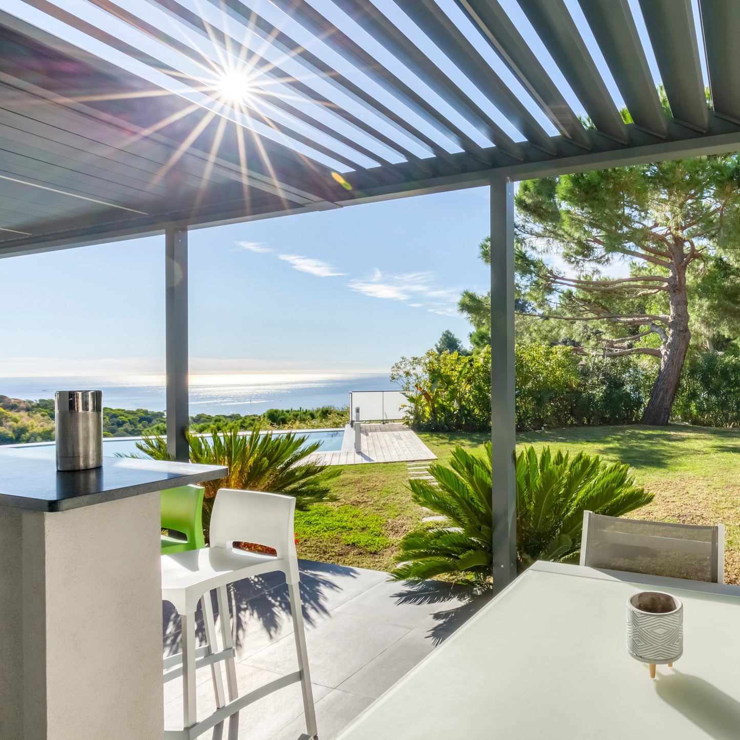 Lamellendach Algarve Lite