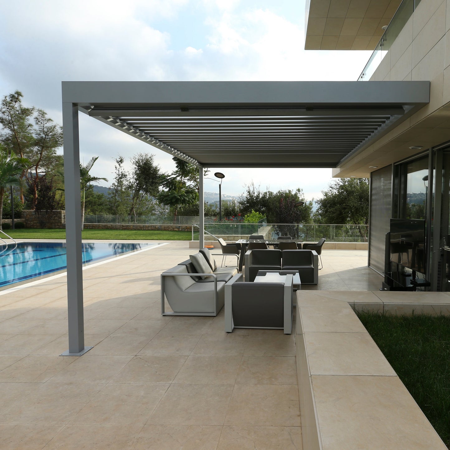 Lamellendach Algarve Lite