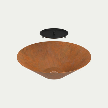OFYR Spun Cone & Airflow Plate Kit 100 Corten – freigestellt