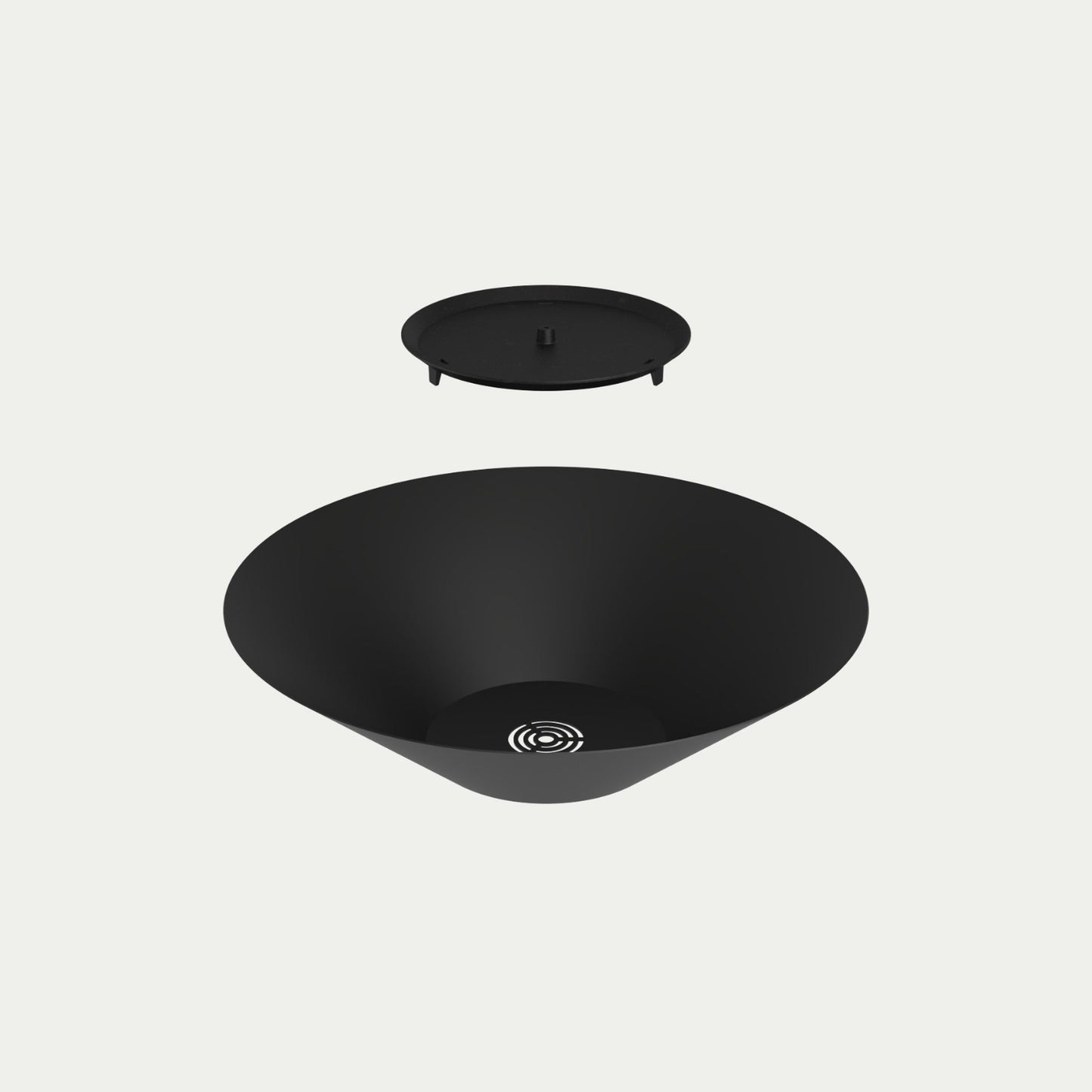 OFYR Spun Cone & Airflow Plate Kit 85 Black – freigestellt