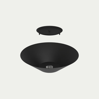 OFYR Spun Cone & Airflow Plate Kit 85 Black – freigestellt