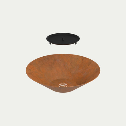 OFYR Spun Cone & Airflow Plate Kit 85 Corten – freigestellt