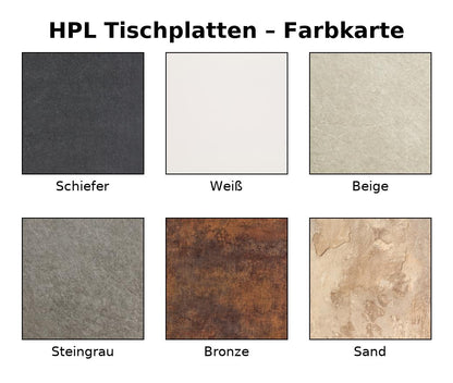 MINU Beistelltisch Tischplatte HPL