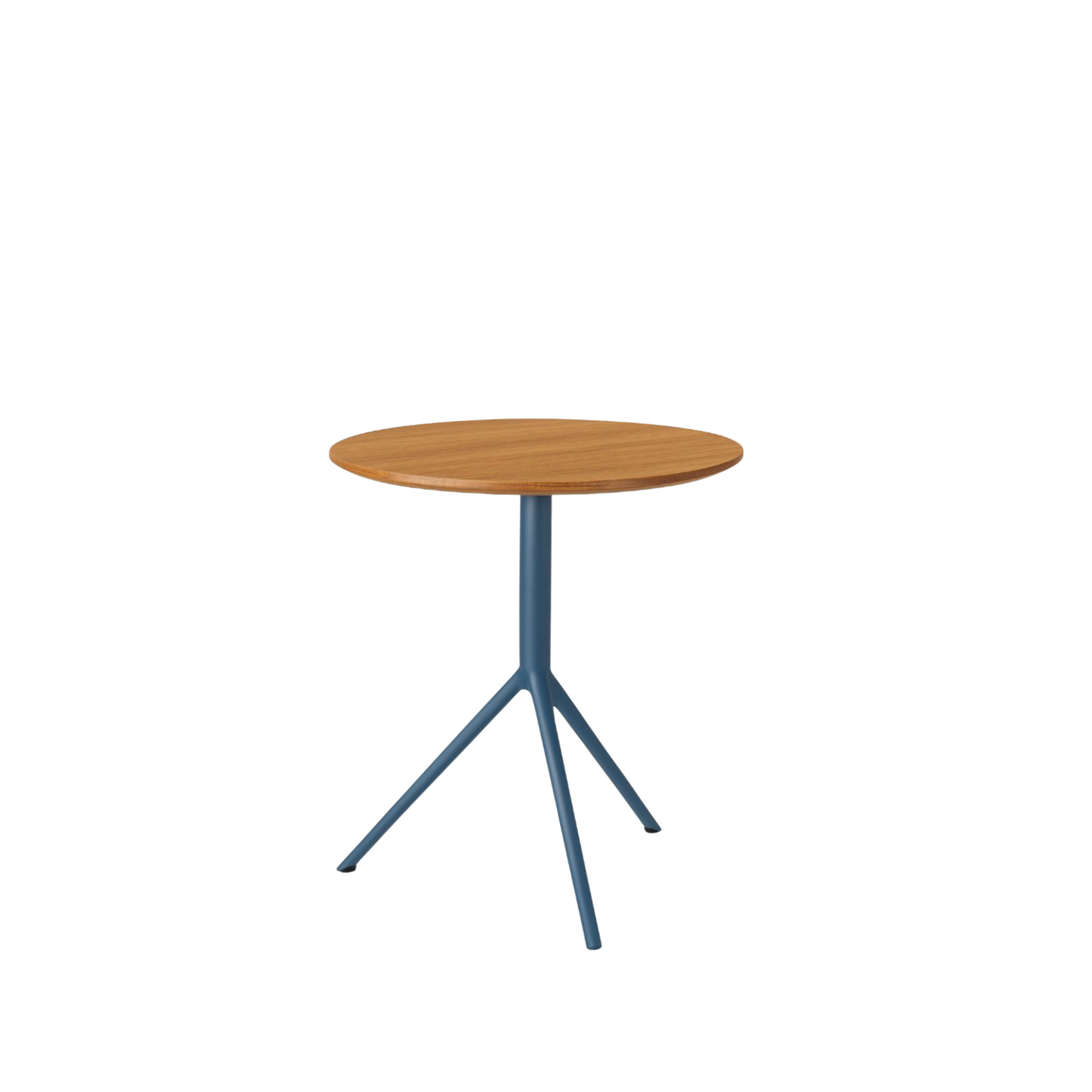 TRIO Bistrotisch mit Teakplatte, verschiedene Gestellfarben