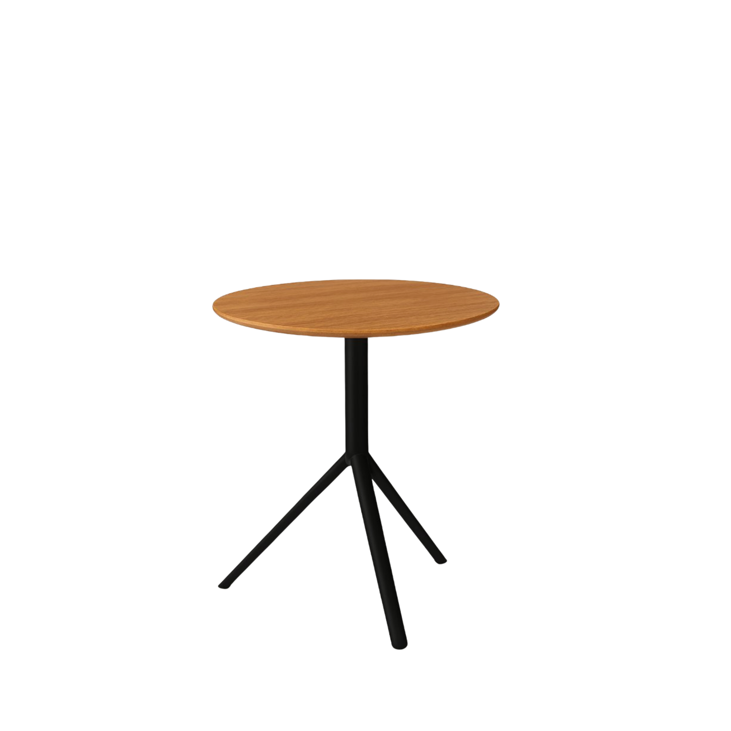 TRIO Bistrotisch mit Teakplatte, verschiedene Gestellfarben