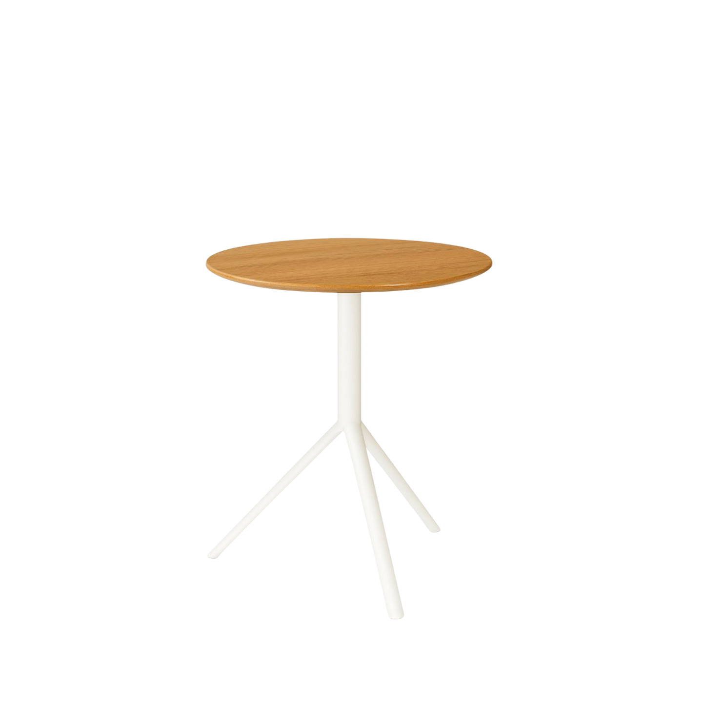 TRIO Bistrotisch mit Teakplatte, verschiedene Gestellfarben