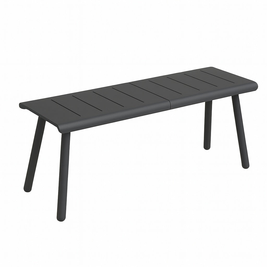 Vapio 3er-Sitzbank – wetterfest, pflegeleicht & modernes Aluminium-Design