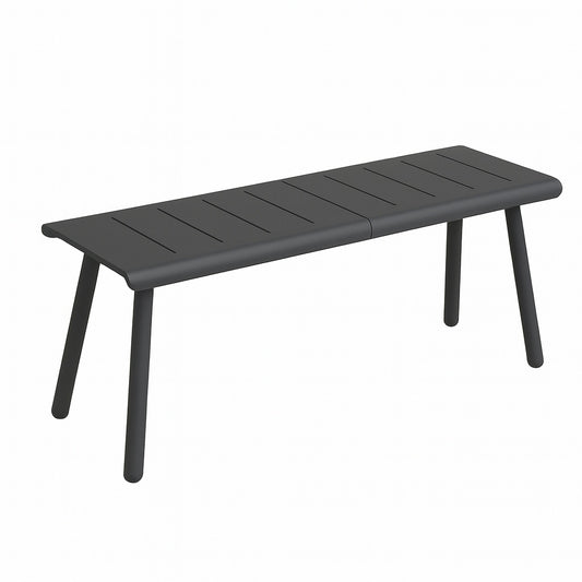 Vapio 3er-Sitzbank – wetterfest, pflegeleicht & modernes Aluminium-Design