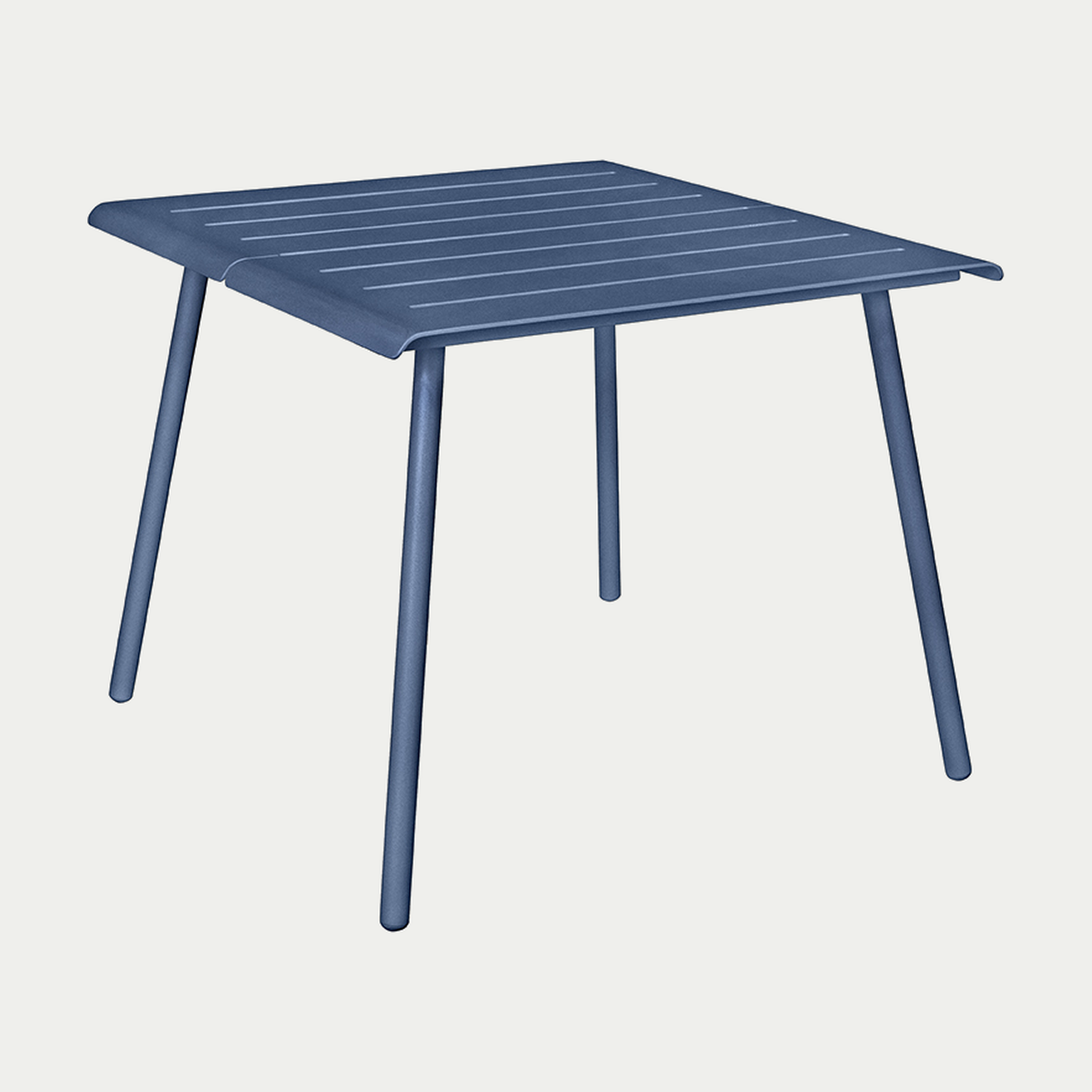 Vapio Tisch – 90 × 90 cm Rauchblau