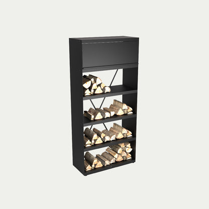 OFYR Wood Storage 100 Black – freigestellt